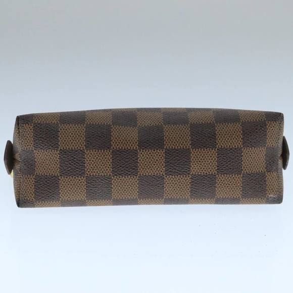 LOUIS VUITTON Damier Ebene Pochette Cosmetic PM Pouch N47516 LV Auth 109942 - Picture 6 of 16